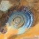 ภาพถ่ายดาวเทียม Jilin-1 รายละเอียด 75 เซนติเมตร  บริเวณ Eye of the Sahara, Mauritiana